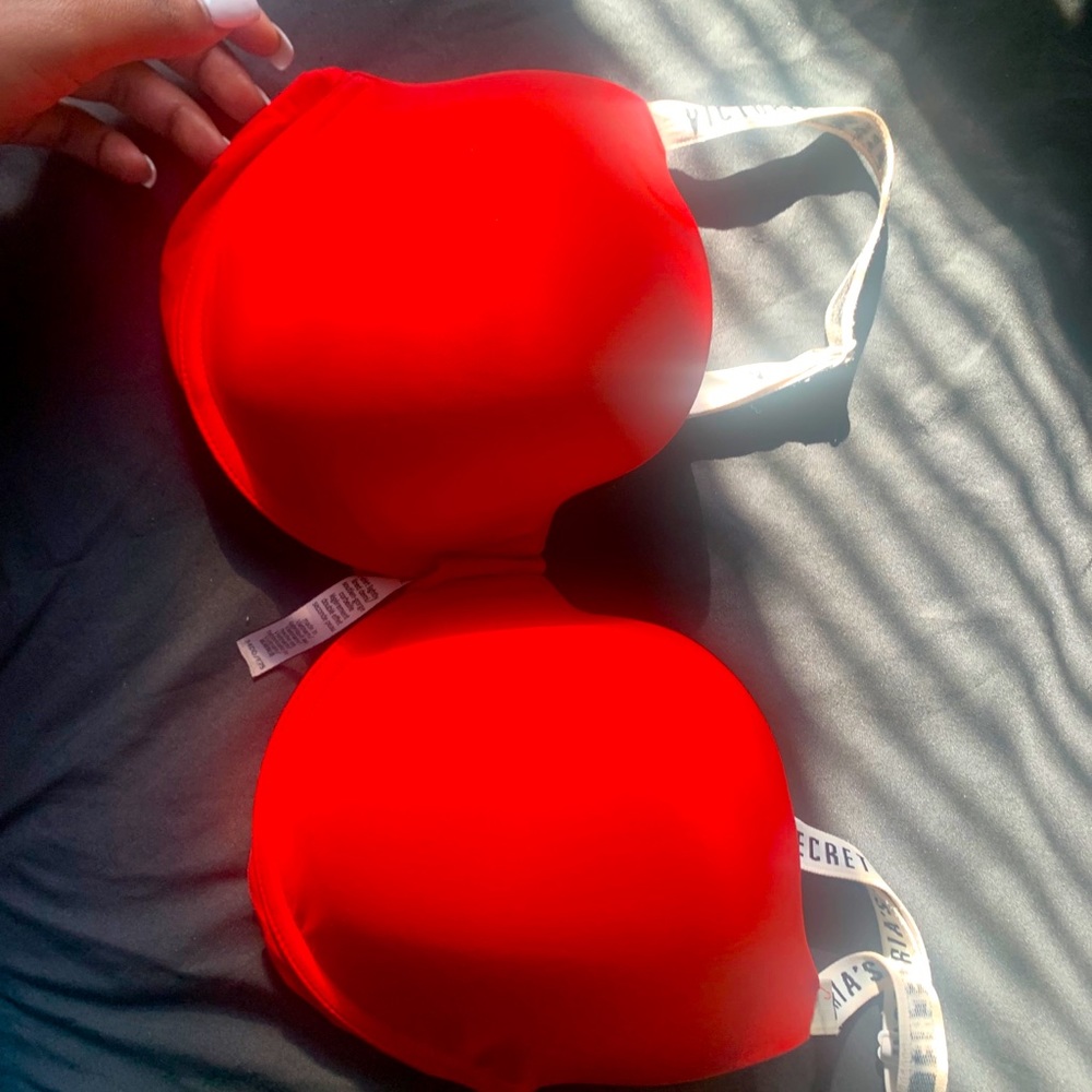 Red push-up bra 34 DD